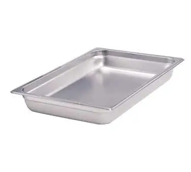 1/3-Size Steam Table Pan – 2-1/2" Deep With Saf-T-Rim Safety Edge 1