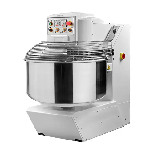 107-Quart Two-Speed Heavy-Duty Spiral Dough Mixer – 208V, 4 Kw, 3-Phase, Omcan 44269 1