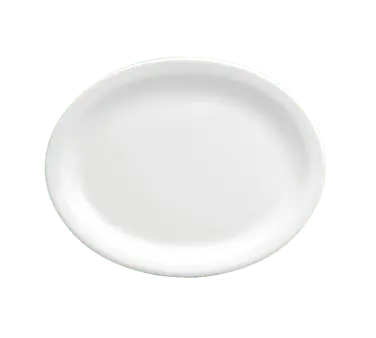 13.5-Inch By 10.1875-Inch Oval Porcelain Platter With Narrow Rim 1