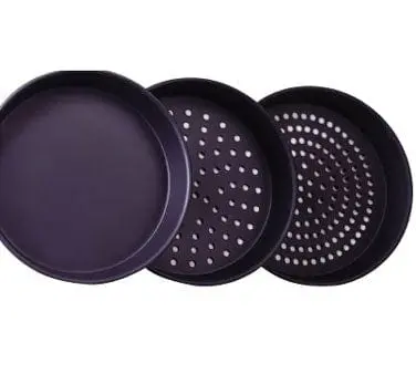 18-Inch X 1-Inch Black Steel Round Pizza Pan – Heavy-Duty Baking Surface 1
