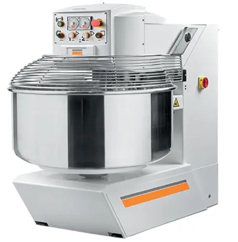 220 Lb Capacity Dual-Speed Spiral Dough Mixer – 208V, 2.8/6.4 Hp, 3-Phase, Omcan 13161 1