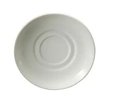 5.75-Inch Round Porcelain Saucer With Mid-Rim (Royal Brand) 1
