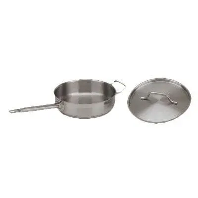 7-Quart Saute Pan – Dual Helper Handle, Corrosion-Resistant Stainless Cookware 1