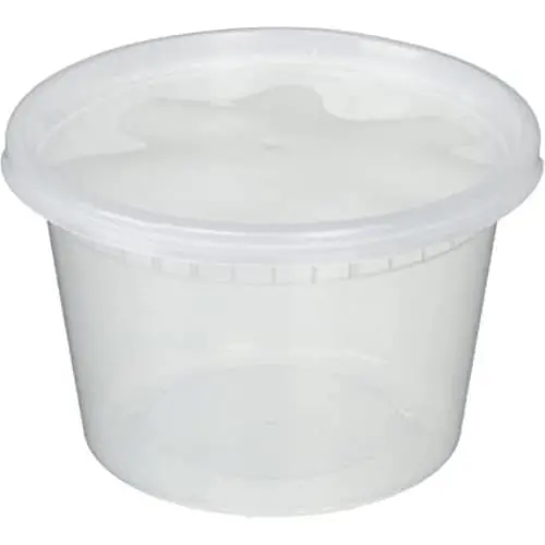 7025600 32 Oz Clear Deli Container – Leak-Resistant Pet Food Storage Box 1