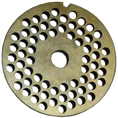 Allpoints 264062 Stainless Steel Grinder Plate – 1/4" Thickness For Meat Processing 1