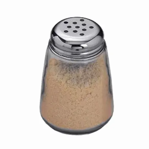 American Metalcraft 3308 Cheese Shaker – 8 Oz Capacity, Glass Body + Stainless Lid 1