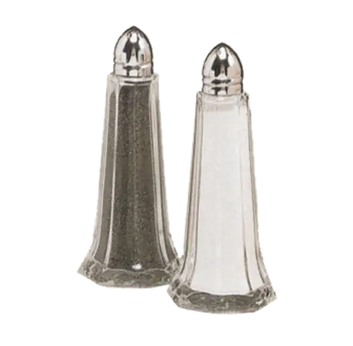 American Metalcraft Sp126 Glass Salt & Pepper Shaker – 1.25 Oz, 4.5" Height 1