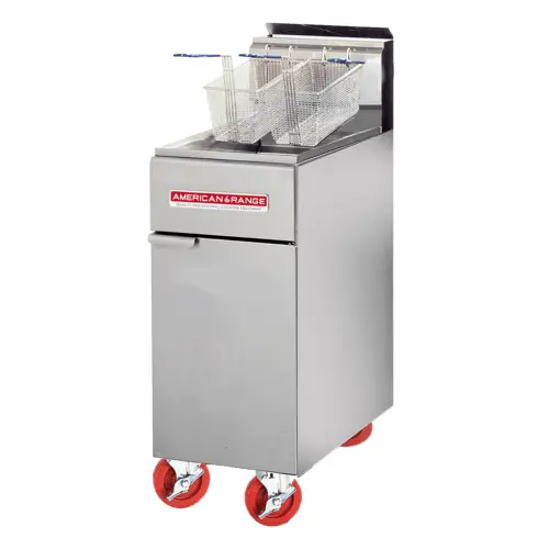 American Range Af-35/50 Floor-Mount Gas Fryer – 50 Lb Vat, Natural Gas Configuration 1
