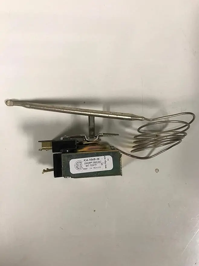 Apw Wyott 36-Inch Cap Thermostat – High-Temp Rating Up To 550°F 1