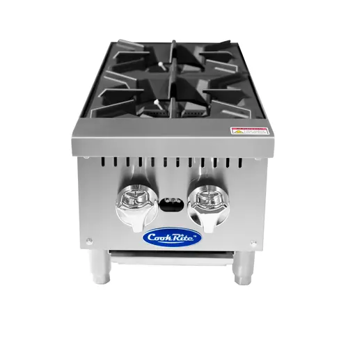 Atosa Achp-2 Heavy-Duty 12-Inch Two-Burner Hot Plate For Commercial Kitchens 1