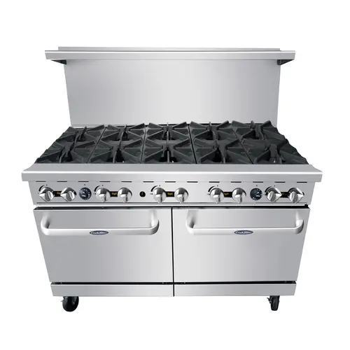 Atosa Agr-10B Cookrite 60" Gas Range – Commercial Cooking Station | Denson Cfe 1