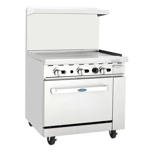 Atosa Agr-36G-Ng Cookrite Natural Gas Range – 36" Wide, Heavy-Duty Cooking Surface 1