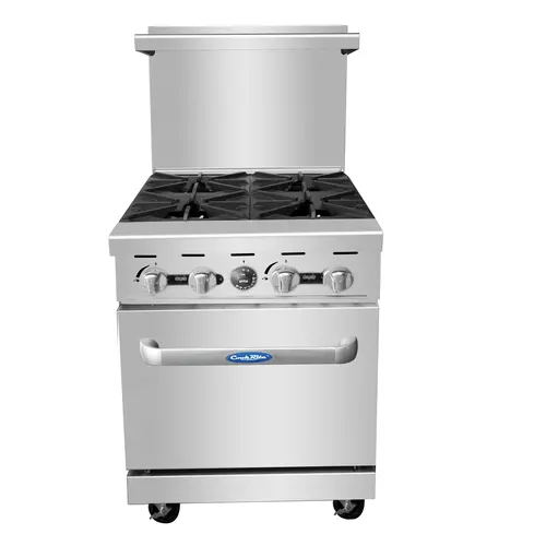 Atosa Agr-4B-Ng 24-Inch Cookrite Natural Gas Range | Denson Cfe 1