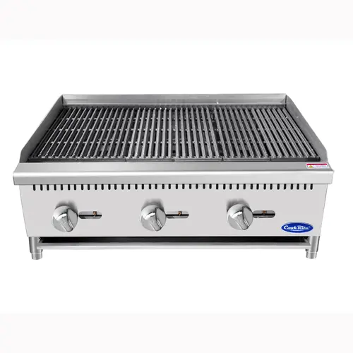 Atosa Atcb-36 36" Countertop Radiant Charbroiler – 105,000 Btu (Natural Gas) | Denson Cfe 1
