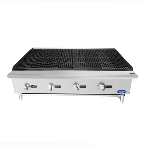 Atosa Atcb-48 48" Countertop Radiant Charbroiler – 140,000 Btu (Natural Gas) | Denson Cfe 1