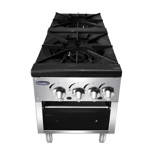 Atosa Atsp-18-2 40" Two-Burner Stock Pot Stove – 160,000 Btu High-Output Cooktop 1