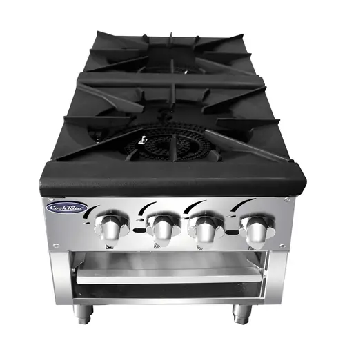 Atosa Atsp-18-2L Low-Profile Double Stock Pot Stove – 40" Compact Commercial Range 1