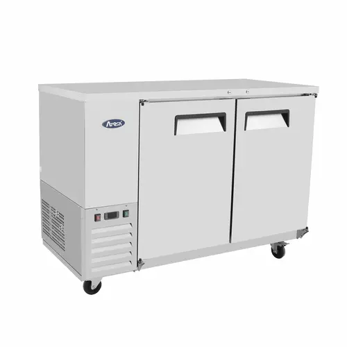Atosa Mbb48Gr 48" Stainless Steel Back Bar Cooler – Single-Section Refrigerated Display 1