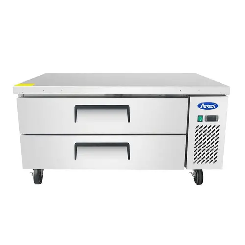 Atosa Mgf8450Gr Stainless Steel Chef Base – Refrigerated Prep Counter 1