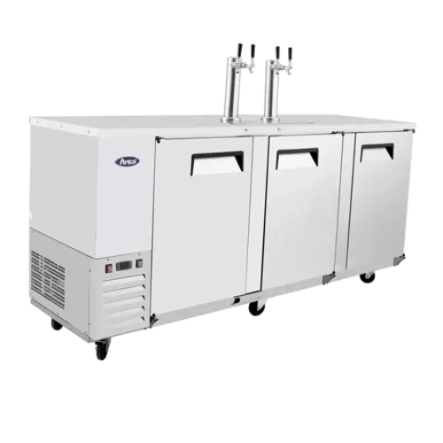 Atosa Mkc90Gr Dual-Tap Keg Tower Cooler – 90" Tall Draft Beer Dispenser 1