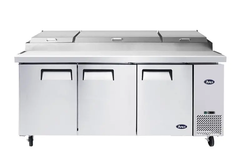 Atosa Mpf8203 93" 12-Pan Refrigerated Pizza Prep Table | Denson Cfe 1