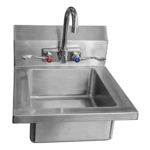 Atosa Mrs-Hs-14(W) 14-Inch Hand Sink With Wrist-Blade Faucet Handles | Denson Cfe 1
