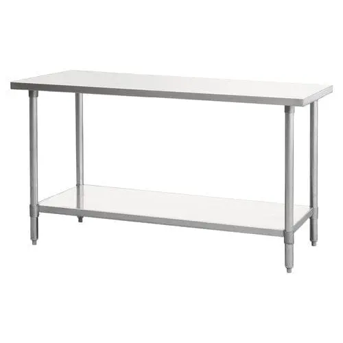 Atosa Sstw-3060 Commercial Stainless Steel Workbench — 30" X 60" | Denson Cfe 1