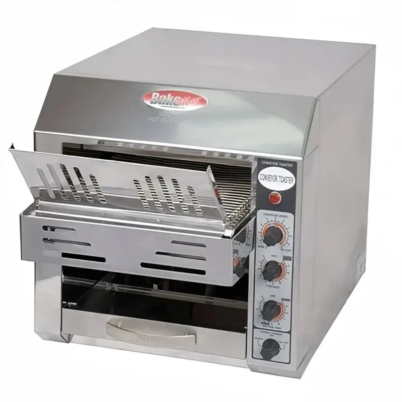 Bakemax Conveyor Toaster – 360 Slices/Hour, 1.5-Inch Slot, 220V Single Phase 1