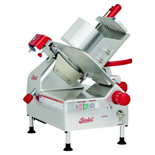 Berkel B12A-Slc Automatic Gravity Feed Meat Slicer – 12" Blade, Medium-Duty W/ Built-In Sharpener | Denson Cfe 1