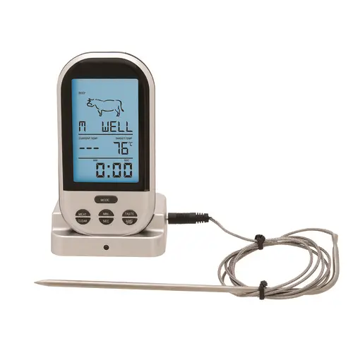 Bios 132Hc Wireless Meat Thermometer: Dual-Probe Monitoring For Poultry & Grilling | Bluetooth-Compatible Cooking Thermometer By Denson Cfe 1