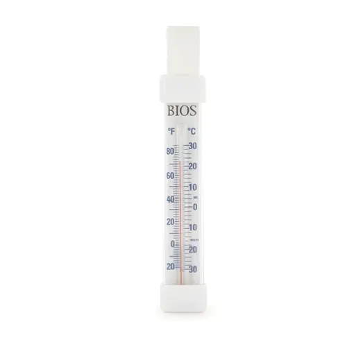 Bios Dt166 Hanging Fridge Thermometer: Shatterproof Housing, -20°F To 86°F Range | Space-Saving Refrigerator & Freezer Monitor By Denson Cfe 1