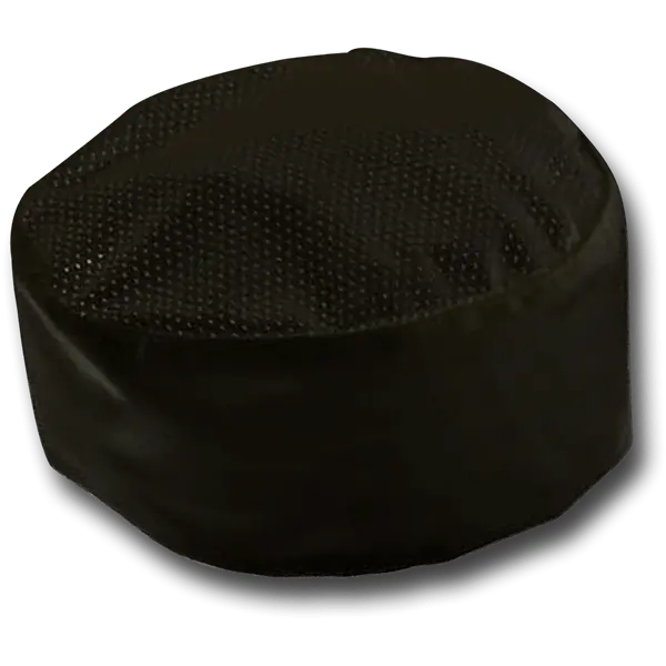 Black Premium Pill Box Cap With Ventilated Mesh Top – Model 1635(Blk) 1
