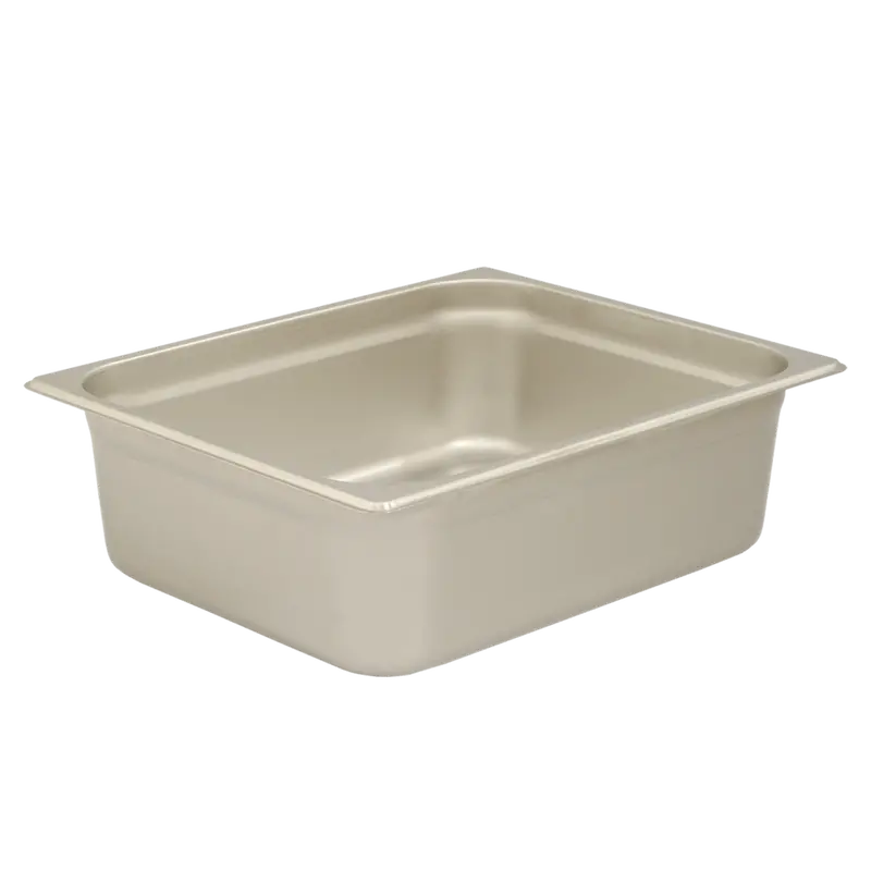 Browne 1/2-Size 4" Deep Steam Table Pan – 24-Gauge Anti-Jam Stainless Steel – Denson Cfe 1