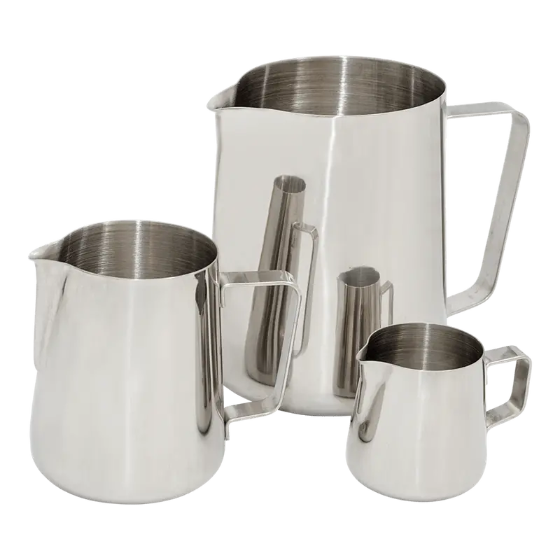 Browne 12 Oz Stainless Steel Milk Frother – Professional-Grade, 355 Ml Capacity (515007) 1