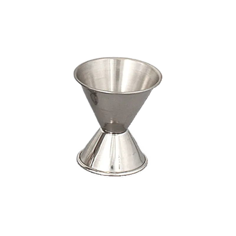 Browne 1290 Stainless Steel Dual-Scale Jigger (0.5 & 1 Oz) | Denson Cfe 1