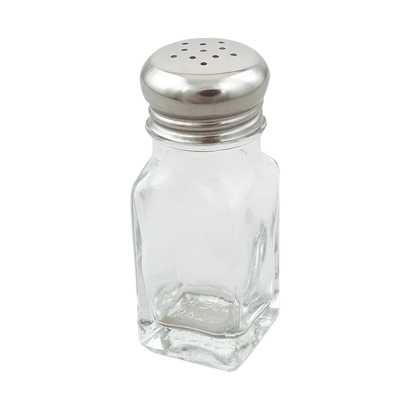 Browne 2-Ounce Square Condiment Shakers – Case Of 2 Dozen (48 Units) | Model 575183 | Denson Cfe 1