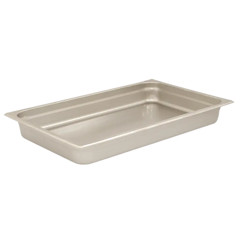 Browne 22002 Full-Size Steam Table Pan — 2.5" Deep, 22-Gauge Stainless Steel, Nsf Certified 1