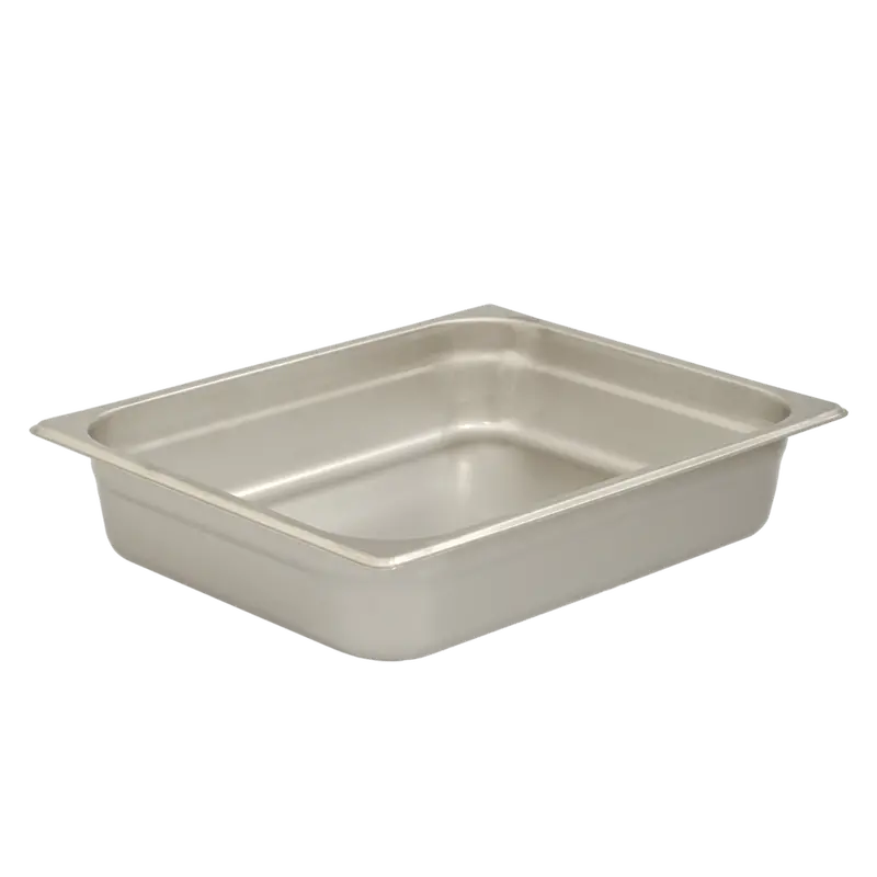 Browne 22122 Half-Size Steam Table Pan — 2.5" Deep, 22-Gauge Stainless Steel, Nsf Listed 1