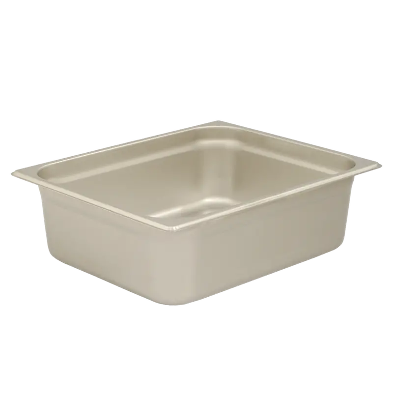 Browne 22124 Half-Size Steam Table Pan — 4" Deep, 22-Gauge Stainless Steel, Nsf Approved 1