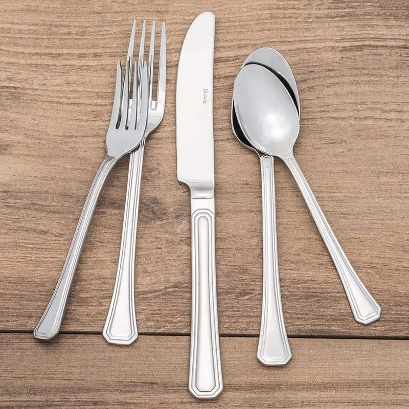 Browne 502010 Oxford Salad Fork — 18/0 Stainless Steel, 6.7" (17 Cm) | Denson Cfe 1