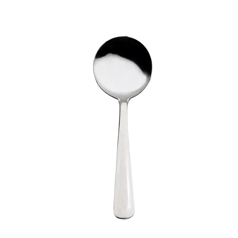 Browne 502813 Windsor Round Soup Spoon – 6.5-Inch Stainless Steel, 18/0 Grade | Denson Cfe 1