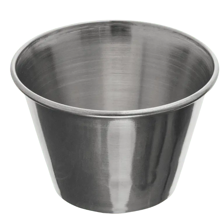 Browne 515059 Stainless Steel Sauce Cup – 2.5 Oz Capacity, Commercial-Grade | Denson Cfe 1