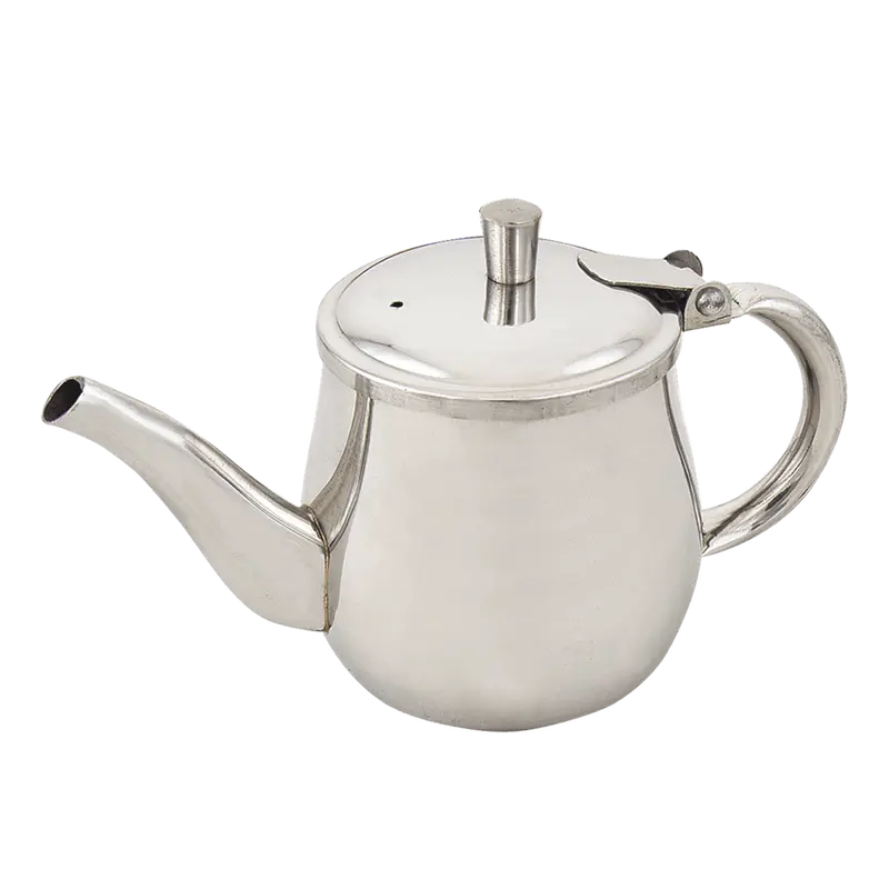 Browne 515200 Gooseneck-Style 10 Oz Stainless Steel Teapot – Precision Pouring | Denson Cfe 1
