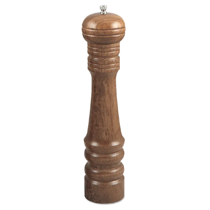 Browne 572120 Walnut-Finish 12-Inch Pepper Grinder For Professional Kitchens | Denson Cfe 1