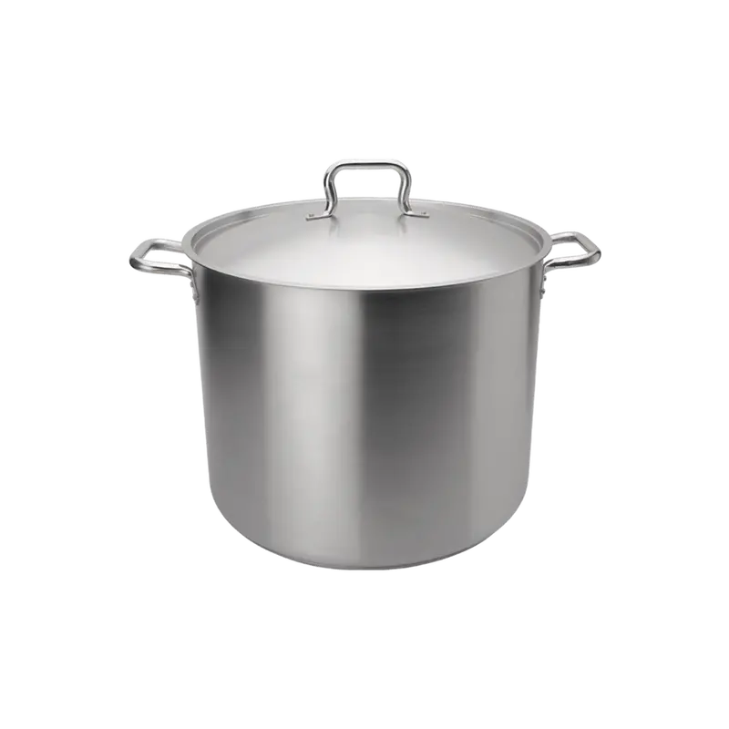Browne 5733920 Elements 20-Quart Stainless Steel Stock Pot With Lid – Nsf Certified 1