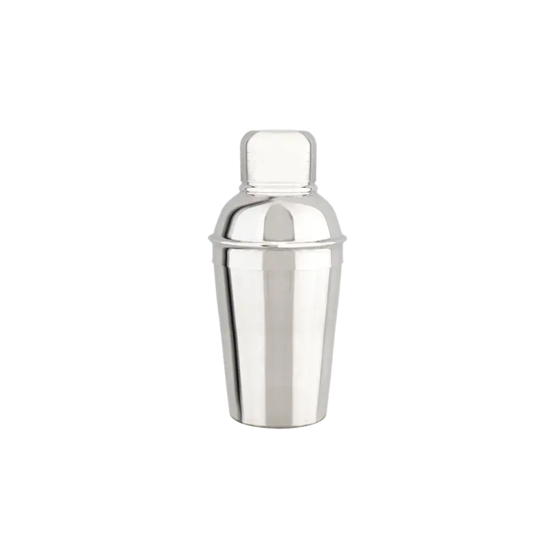 Browne 57502 Compact 8 Oz Stainless Steel Cocktail Shaker Set With Strainer & Mixing Cup | Denson Cfe 1