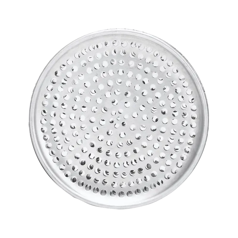 Browne 575353 Commercial-Grade Perforated Aluminum Pizza Tray – 13" (33 Cm) | Denson Cfe 1