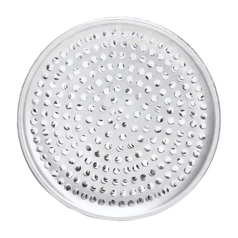 Browne 575356 Durable Perforated Aluminum Pizza Tray – 16" (40.6 Cm) | Denson Cfe 1
