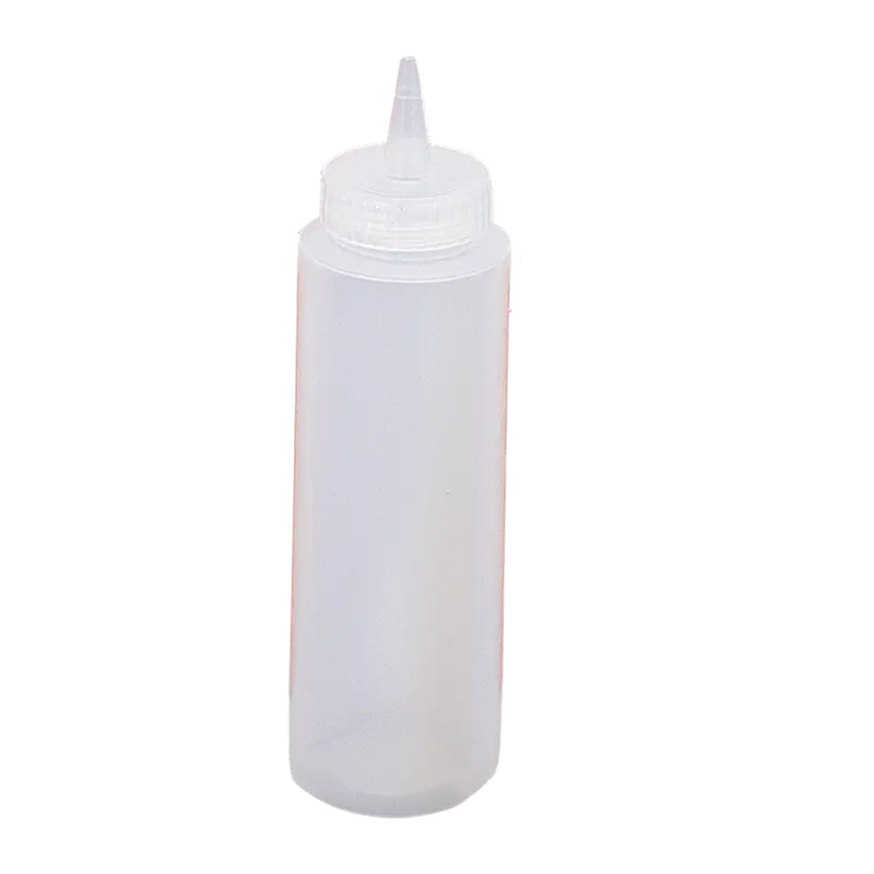 Browne 57801200 Clear 12-Ounce Squeeze Bottle Set – Pack Of 6, Food-Grade Polyethylene | Denson Cfe 1