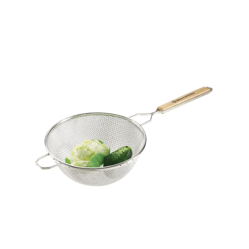 Browne 8099 Heavy-Duty Double-Mesh Fine Strainer – 10.25-Inch Bowl Diameter 1
